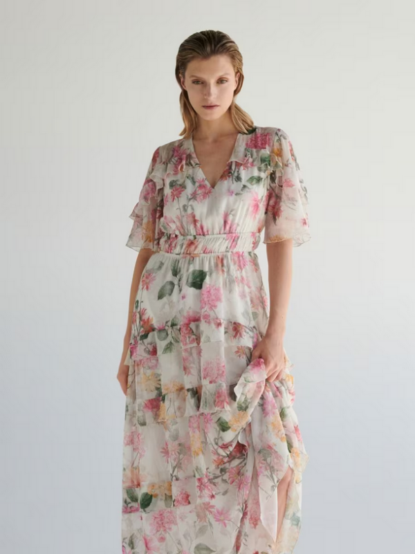 Maxikleid mit Blumenprint